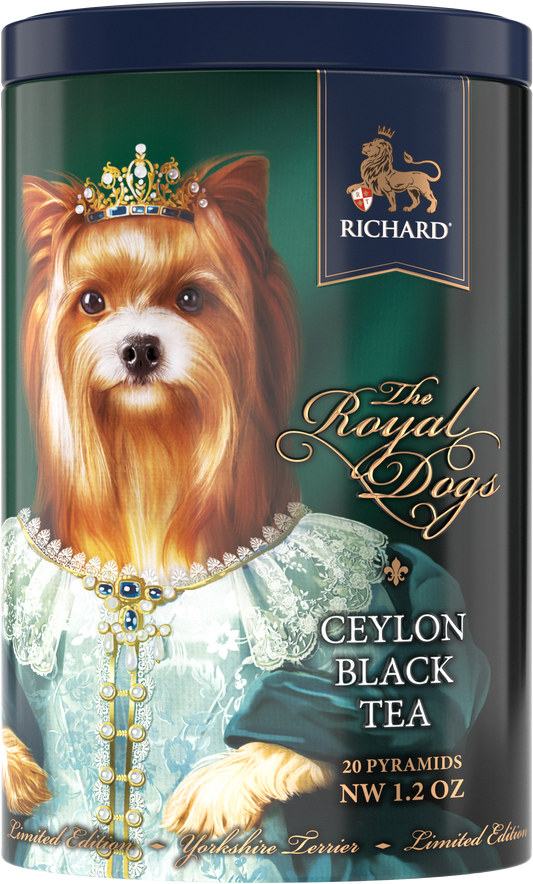 「ザ・ロイヤル・ドッグス」缶入りセイロン紅茶