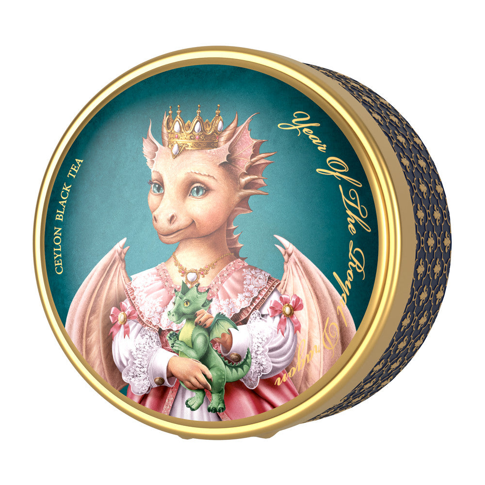 「イヤー・オブ・ザ・ロイヤル・ドラゴン」缶入りセイロン紅茶(M)