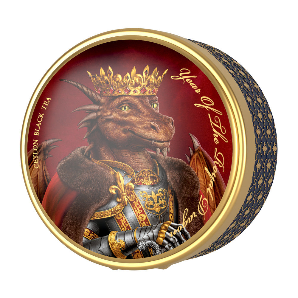 「イヤー・オブ・ザ・ロイヤル・ドラゴン」缶入りセイロン紅茶(M)
