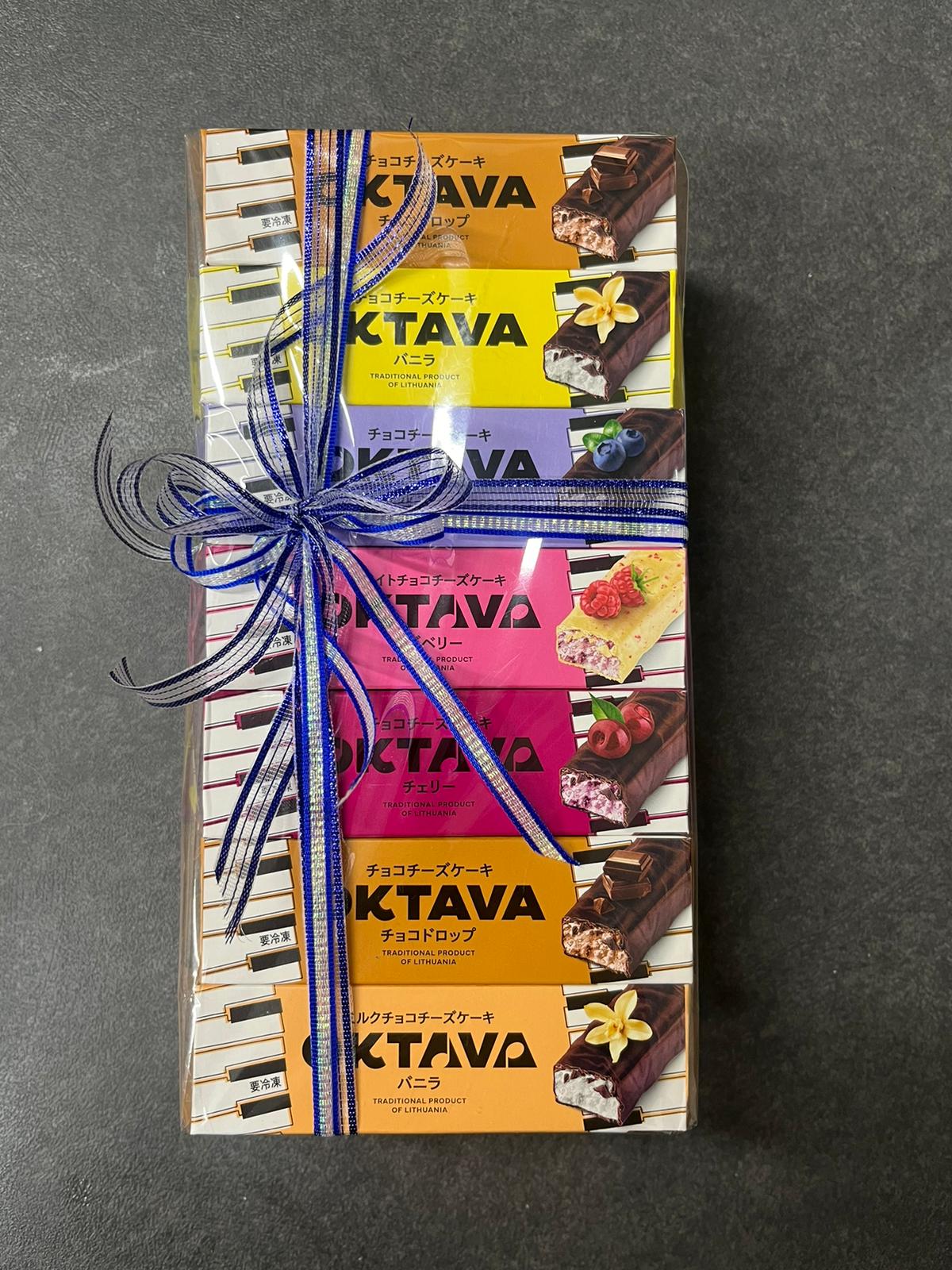 チョコチーズケーキ (40gx14個入り)6種類アソート ギフト(リボン付き)