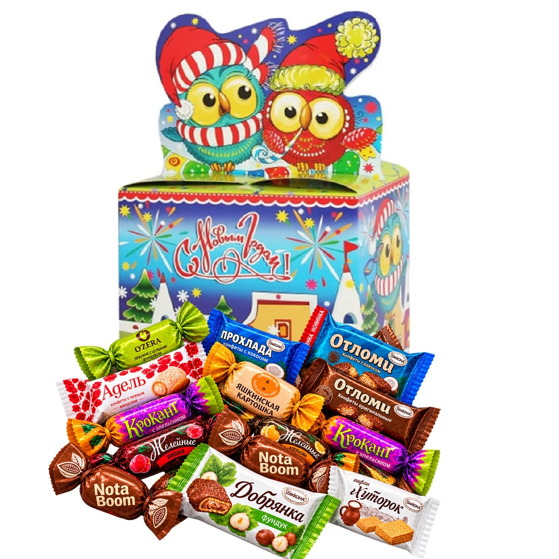お菓子詰め合わせ・クリスマスボックス(Mサイズ)