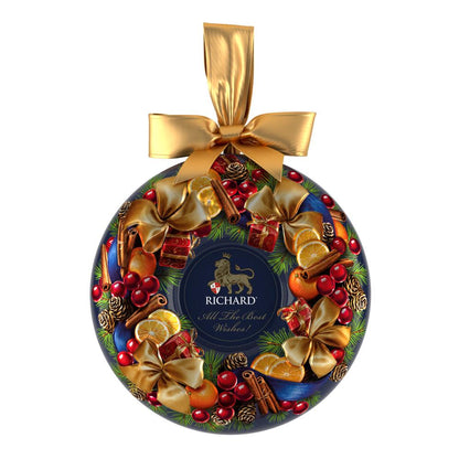 クリスマス・リース 缶入り紅茶（茶葉）