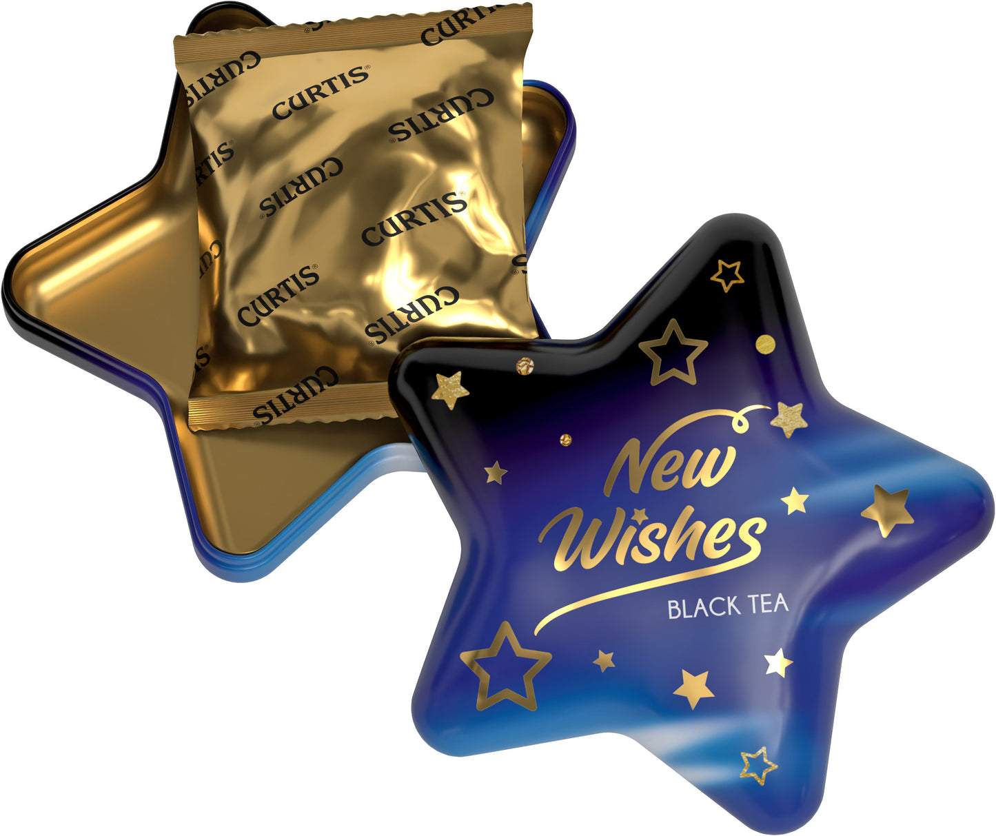 クリスマストイ 星型缶入り紅茶 2缶セット