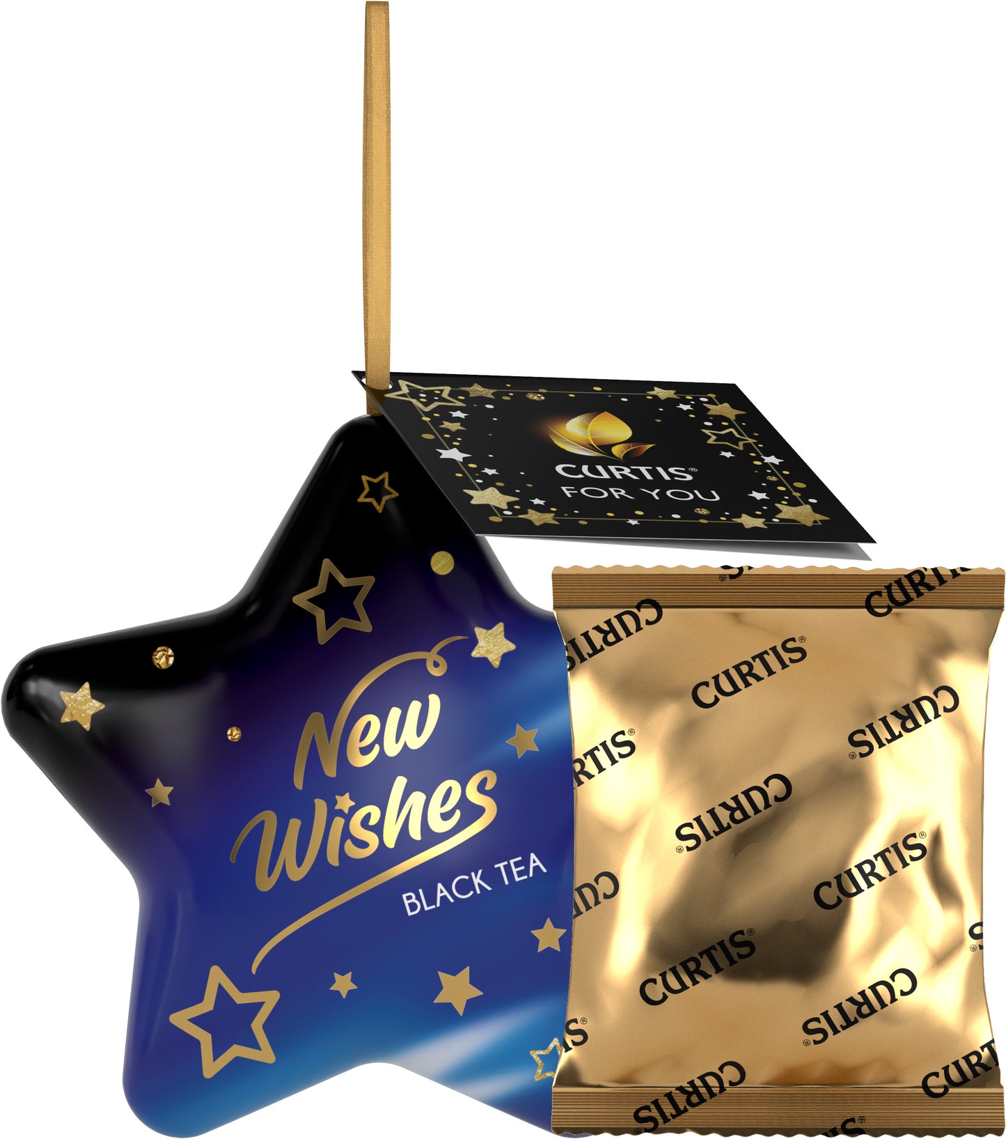 クリスマストイ 星型缶入り紅茶 2缶セット