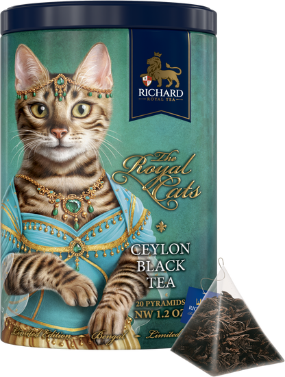 「ザ・ロイヤル・キャッツ」缶入りセイロン紅茶