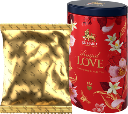 「ロイヤル・ラブ」 ( ベルガモット＆クリーム）缶入り紅茶（10月入荷予定）