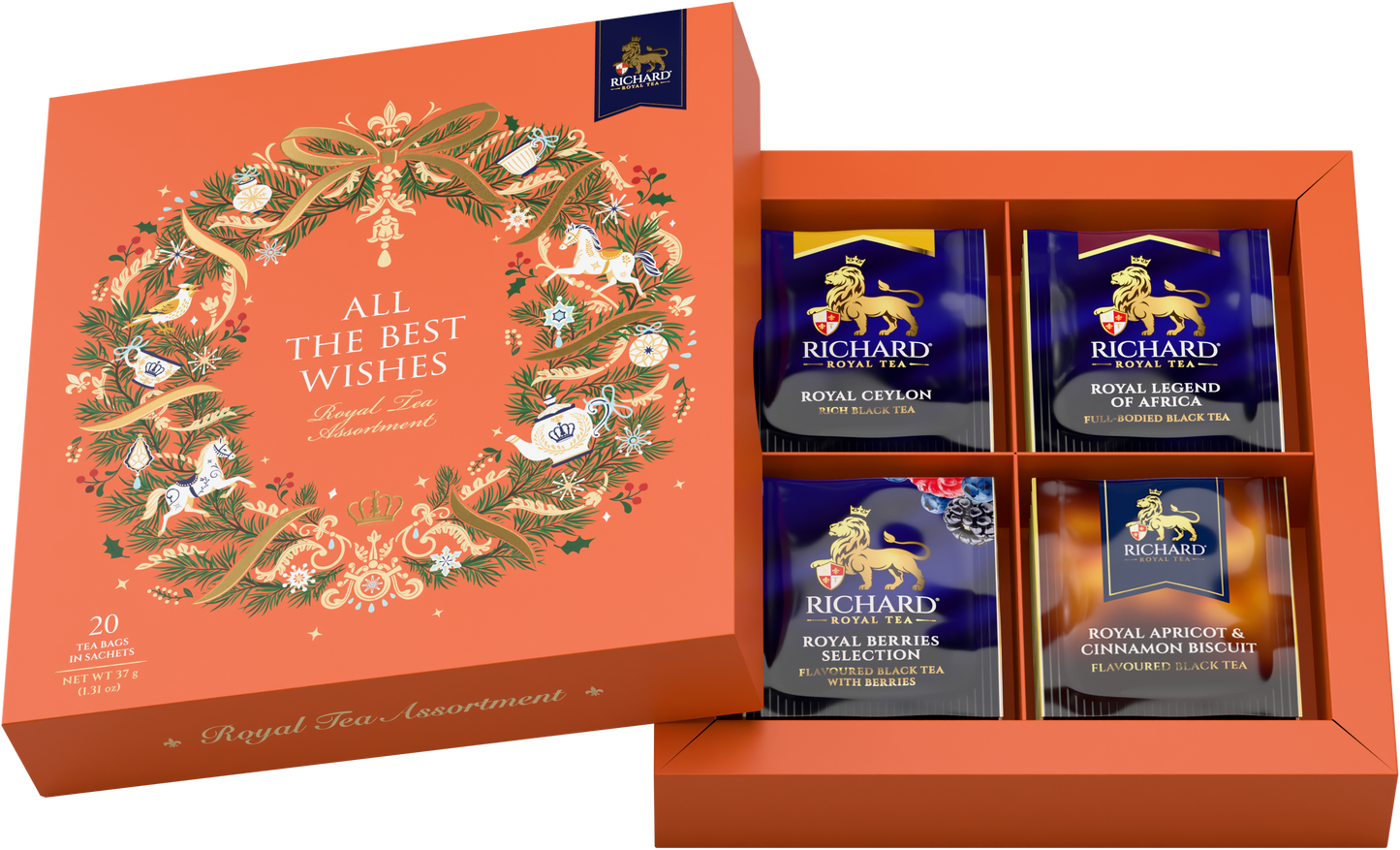 「ALL THE BEST WISHES」 ４種類 紅茶アソート　（10月入荷予定）
