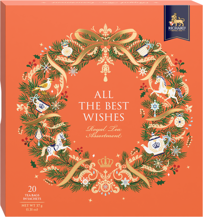 「ALL THE BEST WISHES」 ４種類 紅茶アソート　（10月入荷予定）