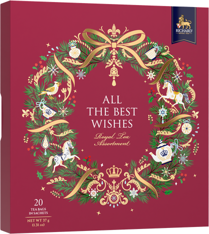 「ALL THE BEST WISHES」 ４種類 紅茶アソート　（10月入荷予定）