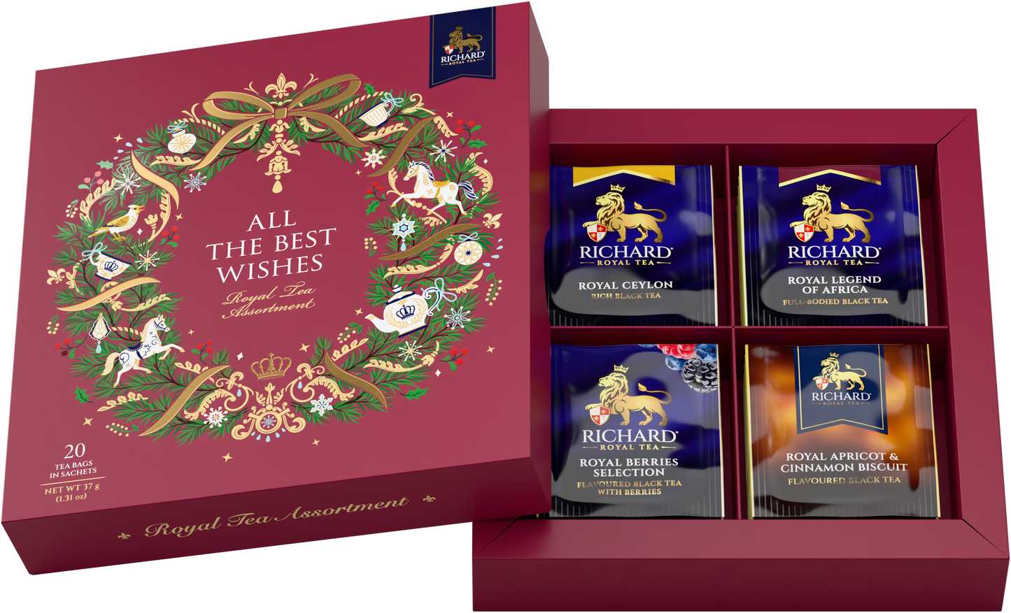 「ALL THE BEST WISHES」 ４種類 紅茶アソート　（10月入荷予定）