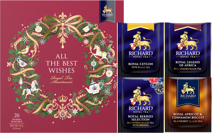 「ALL THE BEST WISHES」 ４種類 紅茶アソート　（10月入荷予定）