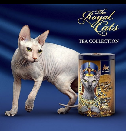 「ザ・ロイヤル・キャッツ」缶入りセイロン紅茶