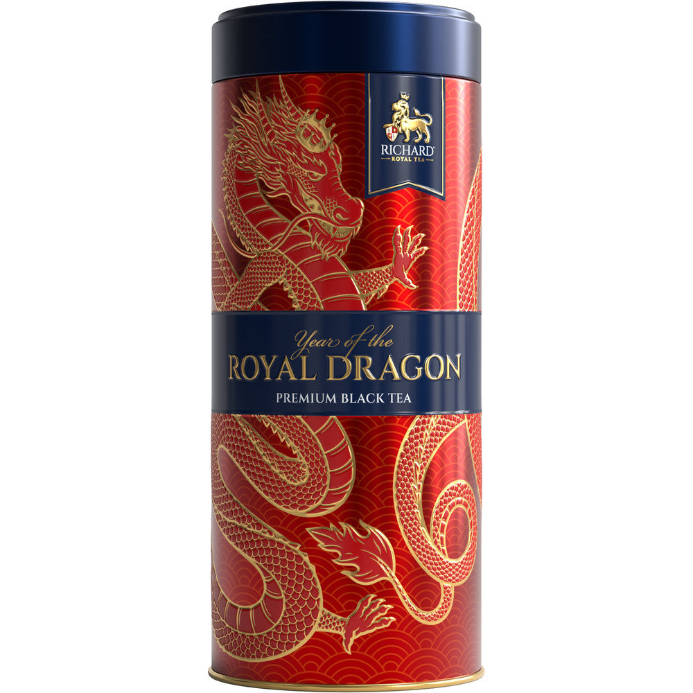 「イヤー・オブ・ザ・ロイヤル・ドラゴン」缶入りセイロン紅茶（赤）