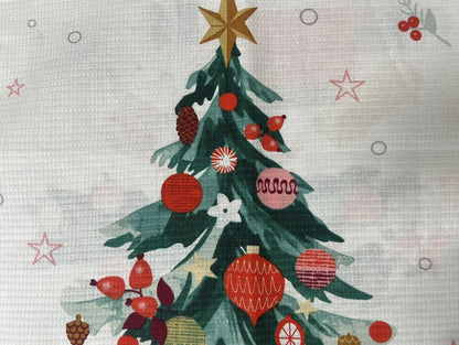 キッチンクロス クリスマス柄　ワッフル　（Sサイズ）