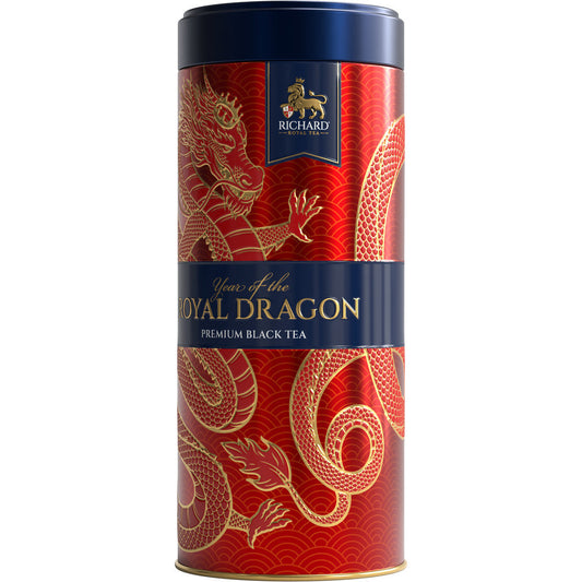 「イヤー・オブ・ザ・ロイヤル・ドラゴン」缶入りセイロン紅茶（赤）