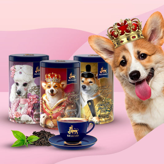 「ザ・ロイヤル・ドッグス」缶入りセイロン紅茶