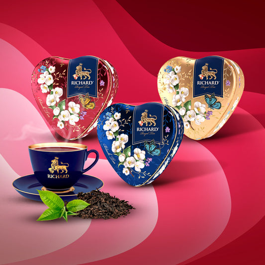 ロイヤル　ハート　缶入りフレーバー紅茶（茶葉）