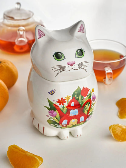 「キャット」セイロン紅茶（セラミック・ファニーティーポット柄)