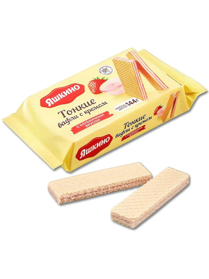 ウエハース ストロベリークリーム入り ( 薄型) 入荷予定：5月
