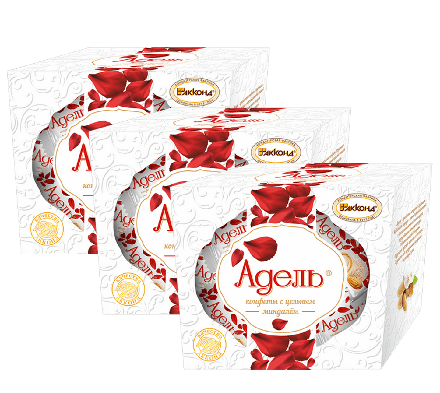 アーモンド入りスイーツ「アデル」バニラ味（BOX)　