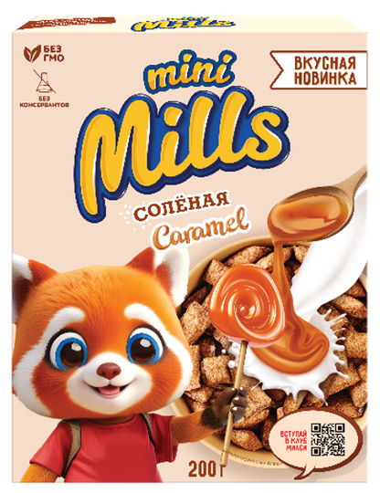 サクサクソルティキャ ラメルキューブパフ（朝食シリアル）