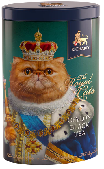 「ザ・ロイヤル・キャッツ」缶入りセイロン紅茶