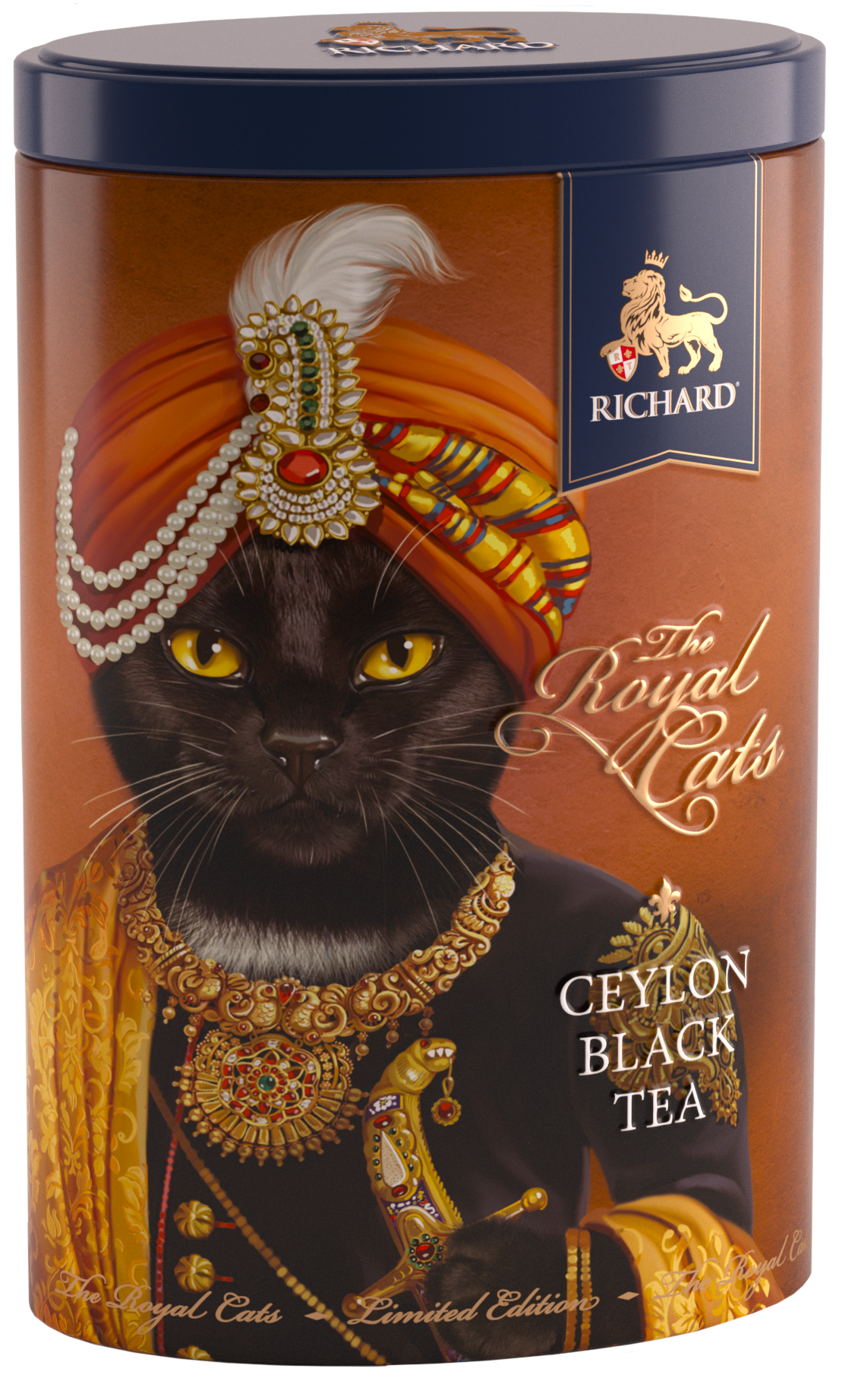「ザ・ロイヤル・キャッツ」缶入りセイロン紅茶