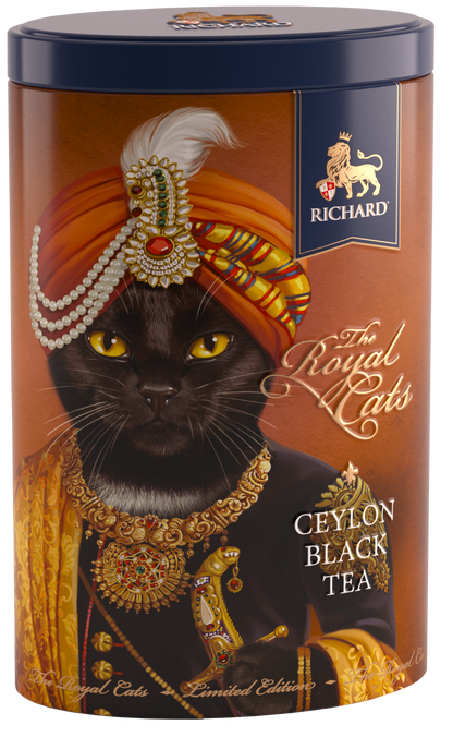 「ザ・ロイヤル・キャッツ」缶入りセイロン紅茶