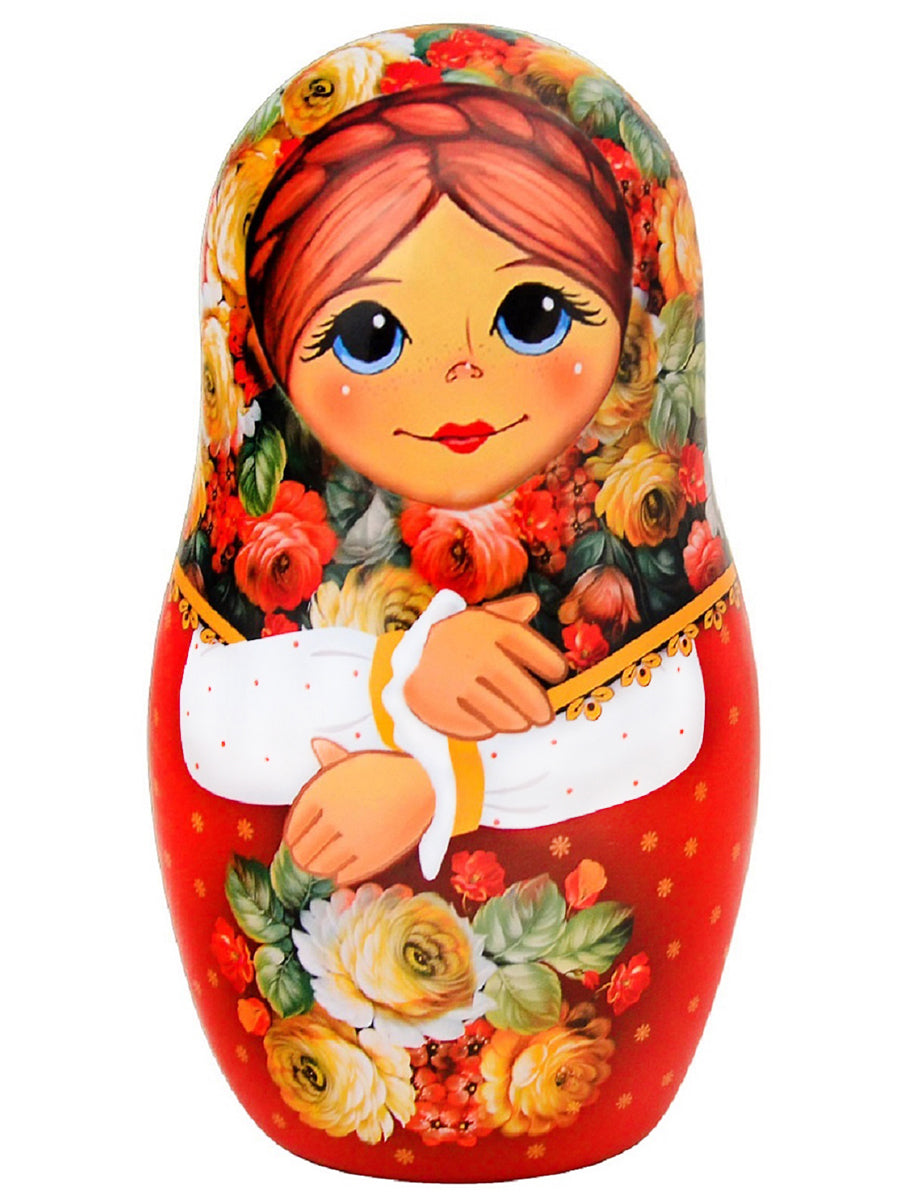 「マトリョーシカ」缶入りセイロン紅茶（茶葉）（ジョストヴォ風）
