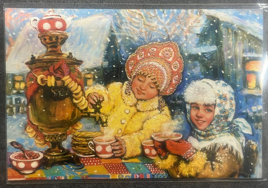 ポストカード　クリスマス柄