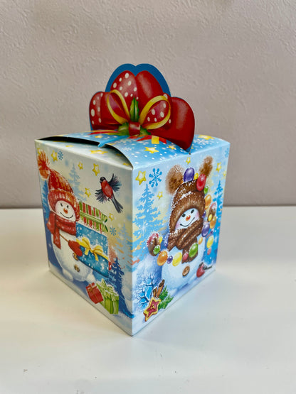 クリスマスボックス　寒がり屋のスノーマン（Sサイズ）