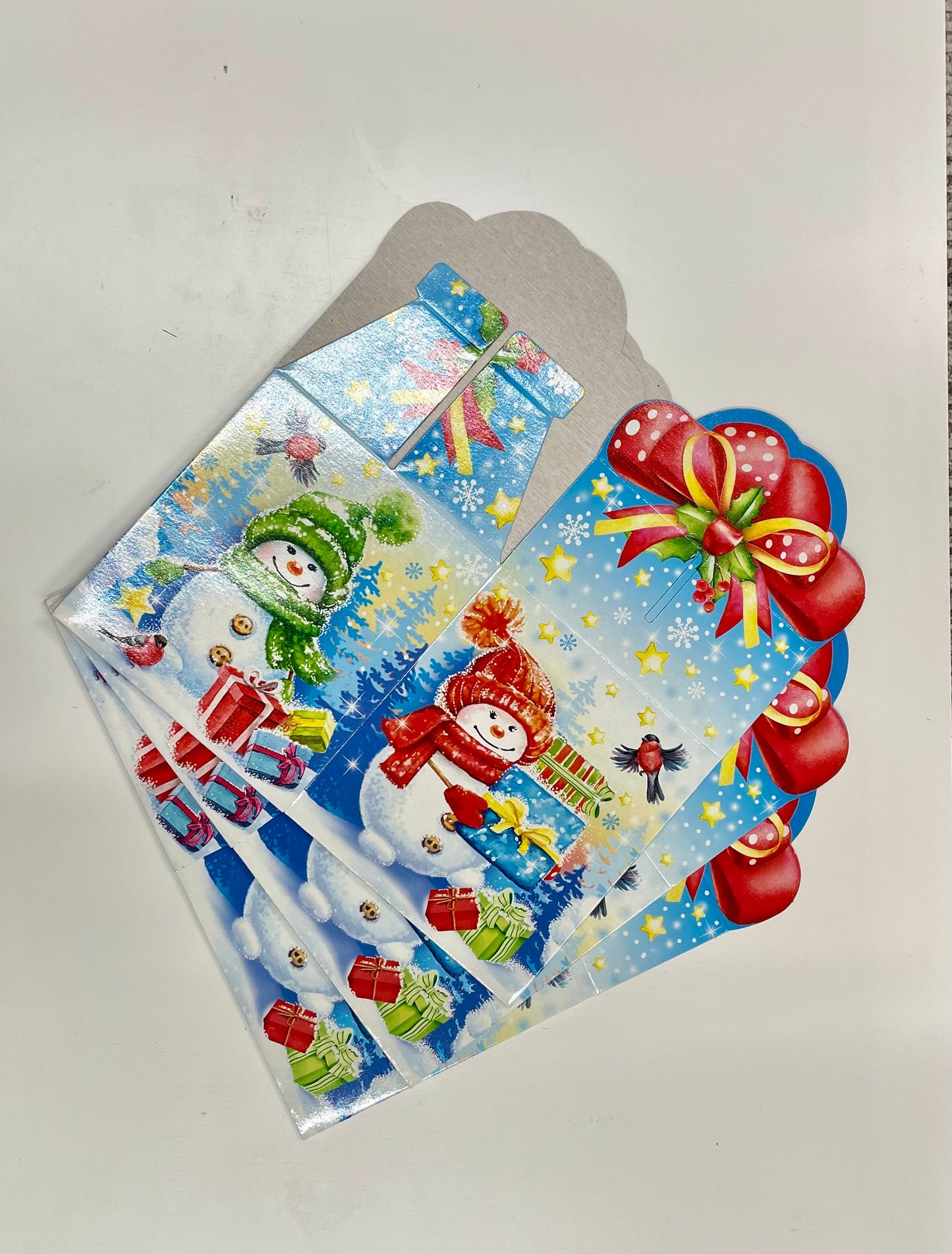 クリスマスボックス　寒がり屋のスノーマン（Sサイズ）