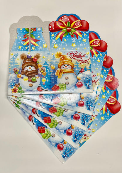 クリスマスボックス　寒がり屋のスノーマン（Sサイズ）