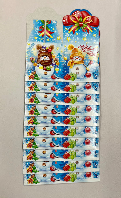クリスマスボックス　寒がり屋のスノーマン（Sサイズ）