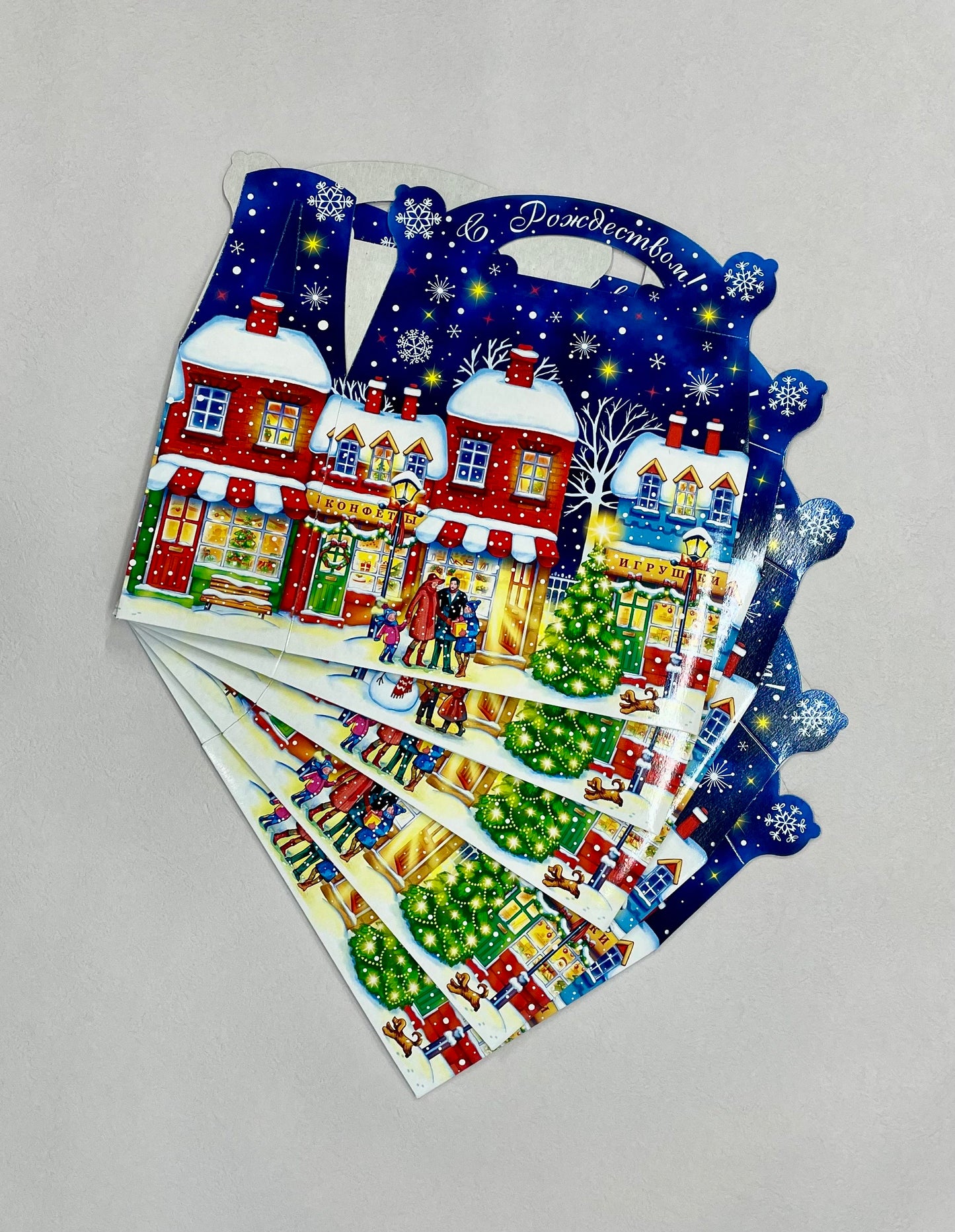クリスマスボックス　クリスマスの街角（Lサイズ）