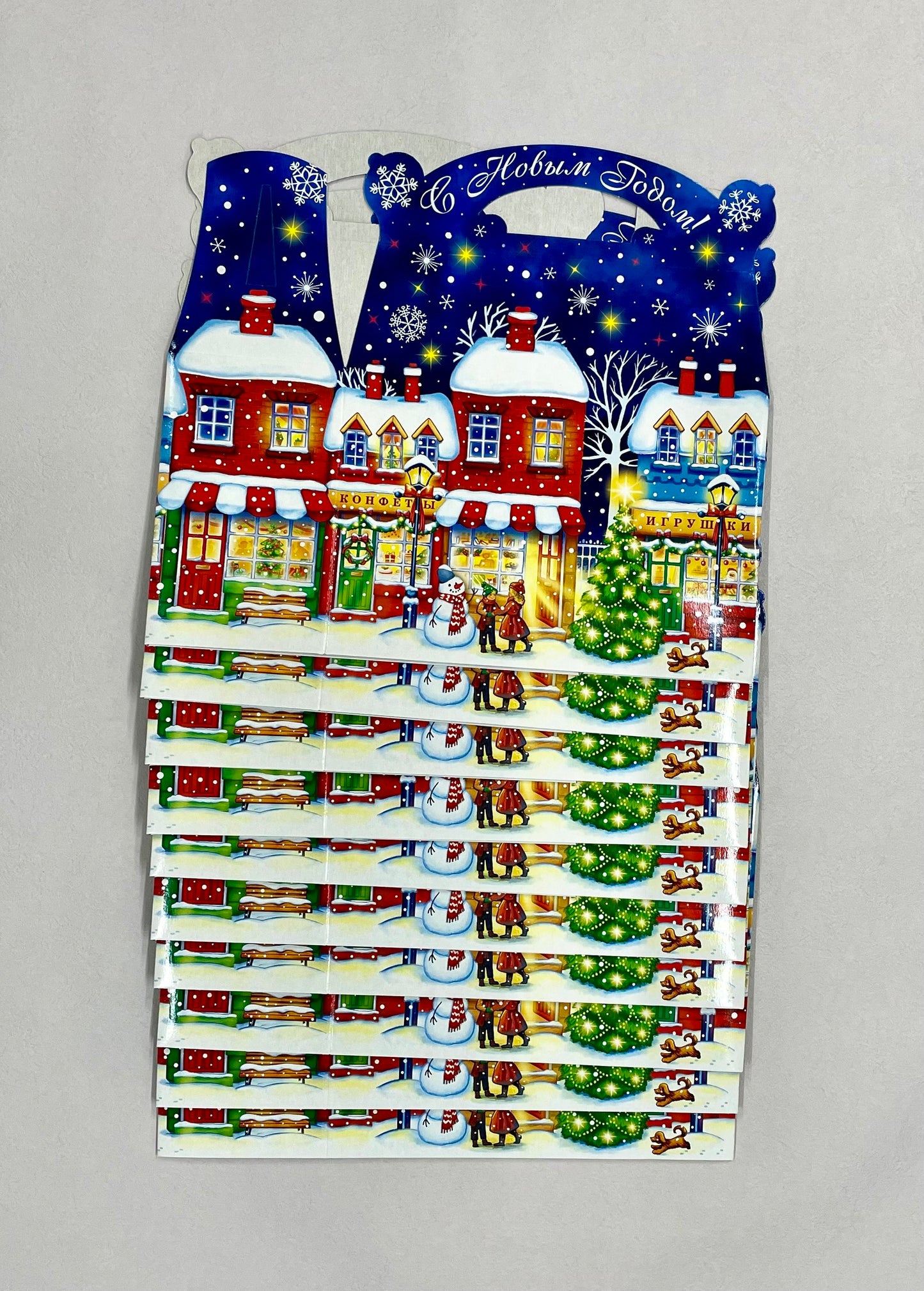 クリスマスボックス　クリスマスの街角（Lサイズ）
