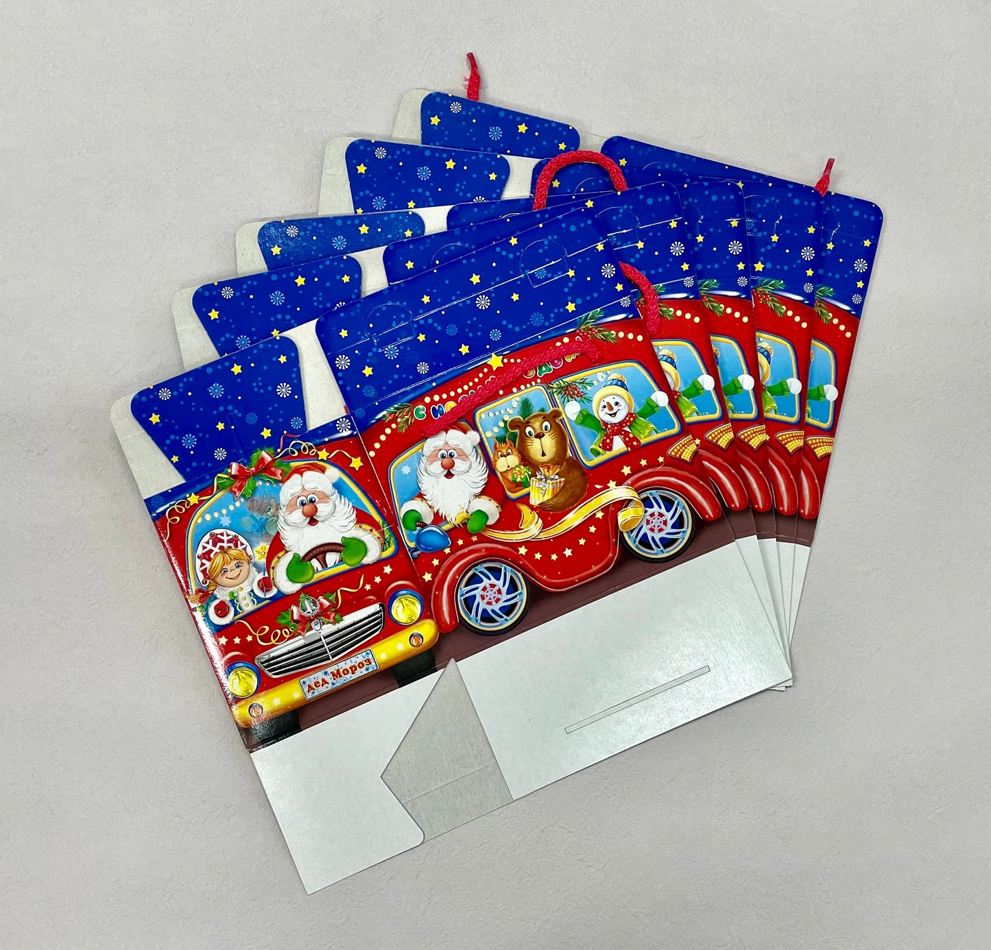 クリスマスボックス　サンタのバス（Mサイズ）