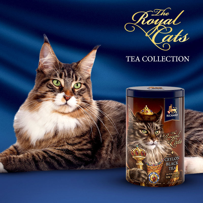 ザ・ロイヤル・キャッツ」缶入りセイロン紅茶 – Mishki i Shishki