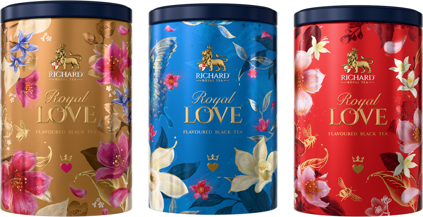 「ロイヤル・ラブ」 ( ベルガモット＆クリーム）缶入り紅茶（10月入荷予定）