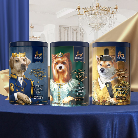「ザ・ロイヤル・ドッグス」缶入りセイロン紅茶