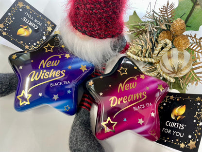 クリスマストイ 星型缶入り紅茶 2缶セット