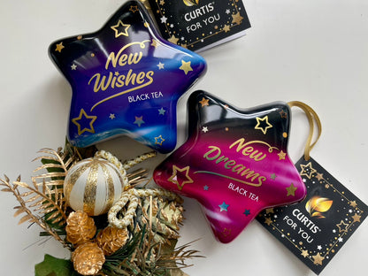 クリスマストイ 星型缶入り紅茶 2缶セット