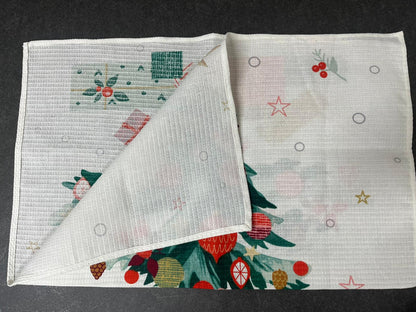 キッチンクロス クリスマス柄　ワッフル　（Sサイズ）