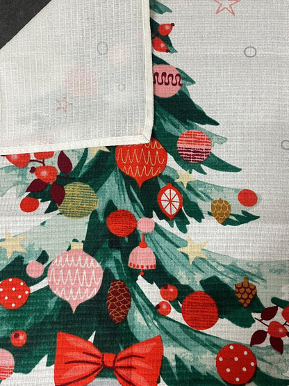 キッチンクロス クリスマス柄　ワッフル　（Sサイズ）