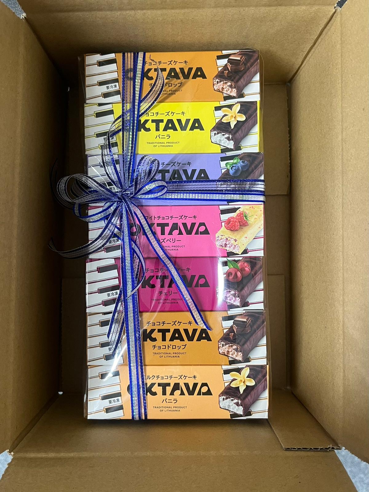 チョコチーズケーキ  (40gｘ14個入り）6種類アソート　 ギフト（リボン付き）