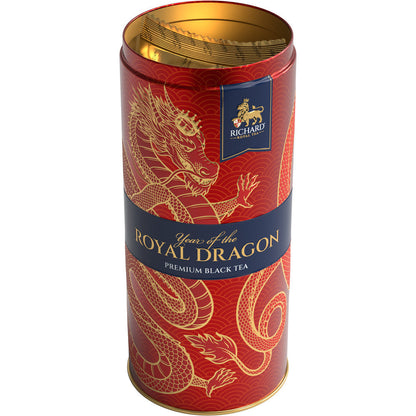 「イヤー・オブ・ザ・ロイヤル・ドラゴン」缶入りセイロン紅茶（赤）