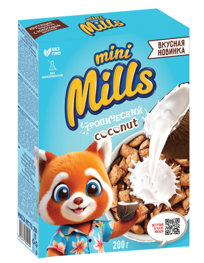 サクサクトロピカルコ コナッツキューブパフ（朝食シリアル）