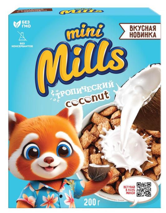 サクサクトロピカルコ コナッツキューブパフ（朝食シリアル）