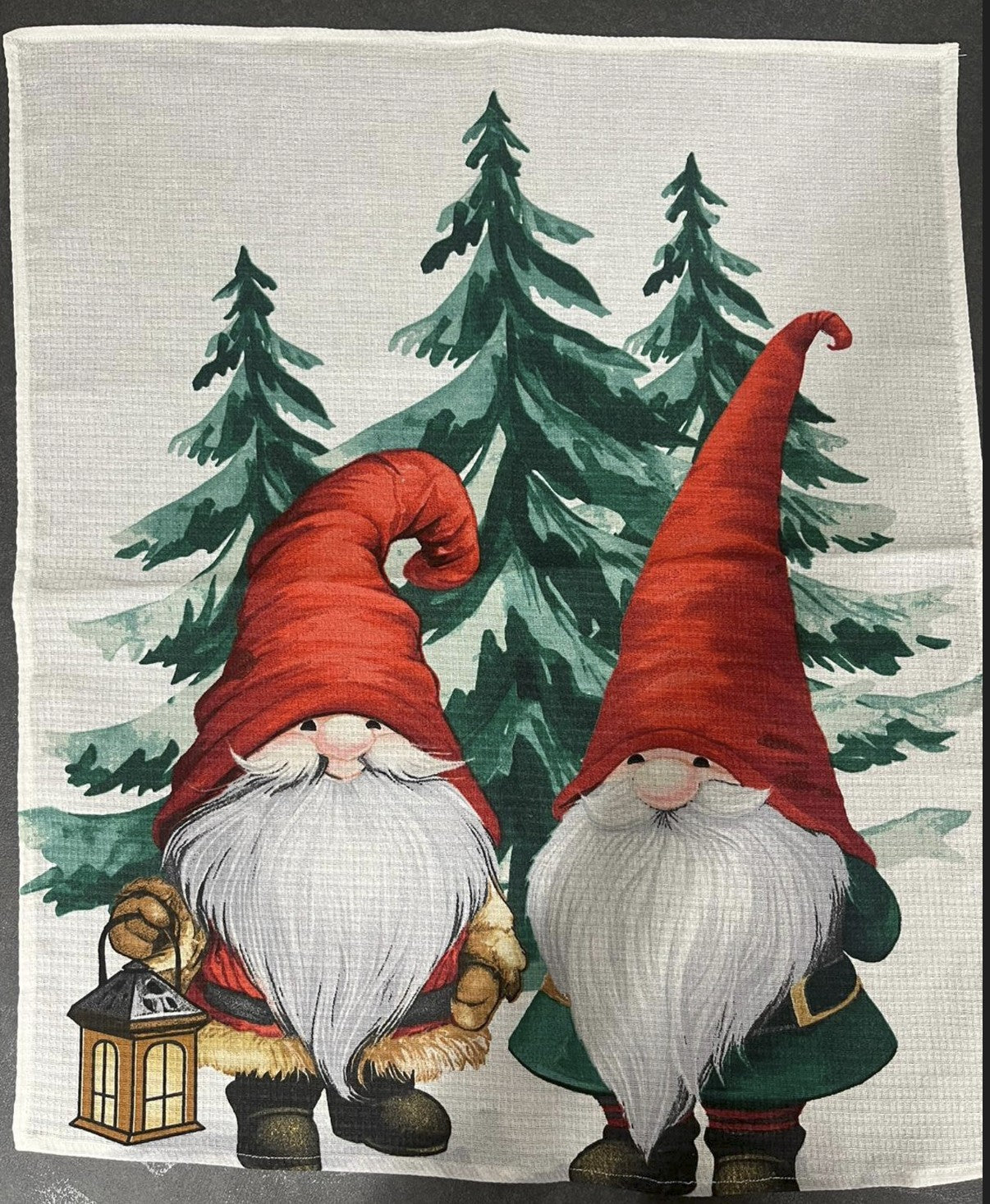 キッチンクロス クリスマス柄　ワッフル　（Sサイズ）