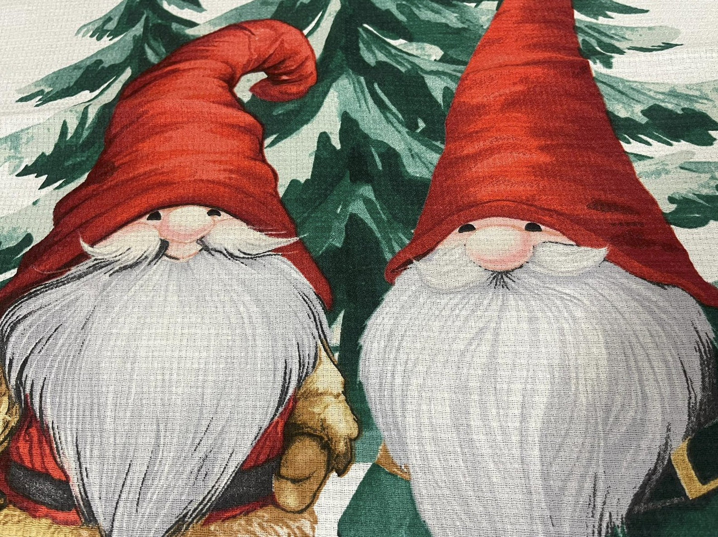 キッチンクロス クリスマス柄　ワッフル　（Sサイズ）